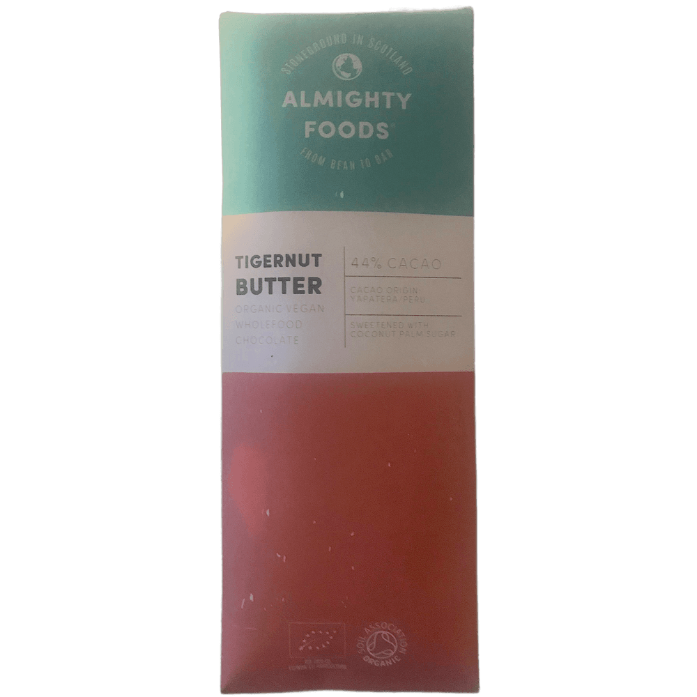 Almighty Foods Tigernut Butter - Organic Vegan Wholefood Choclate With Coconut Palm Sugar