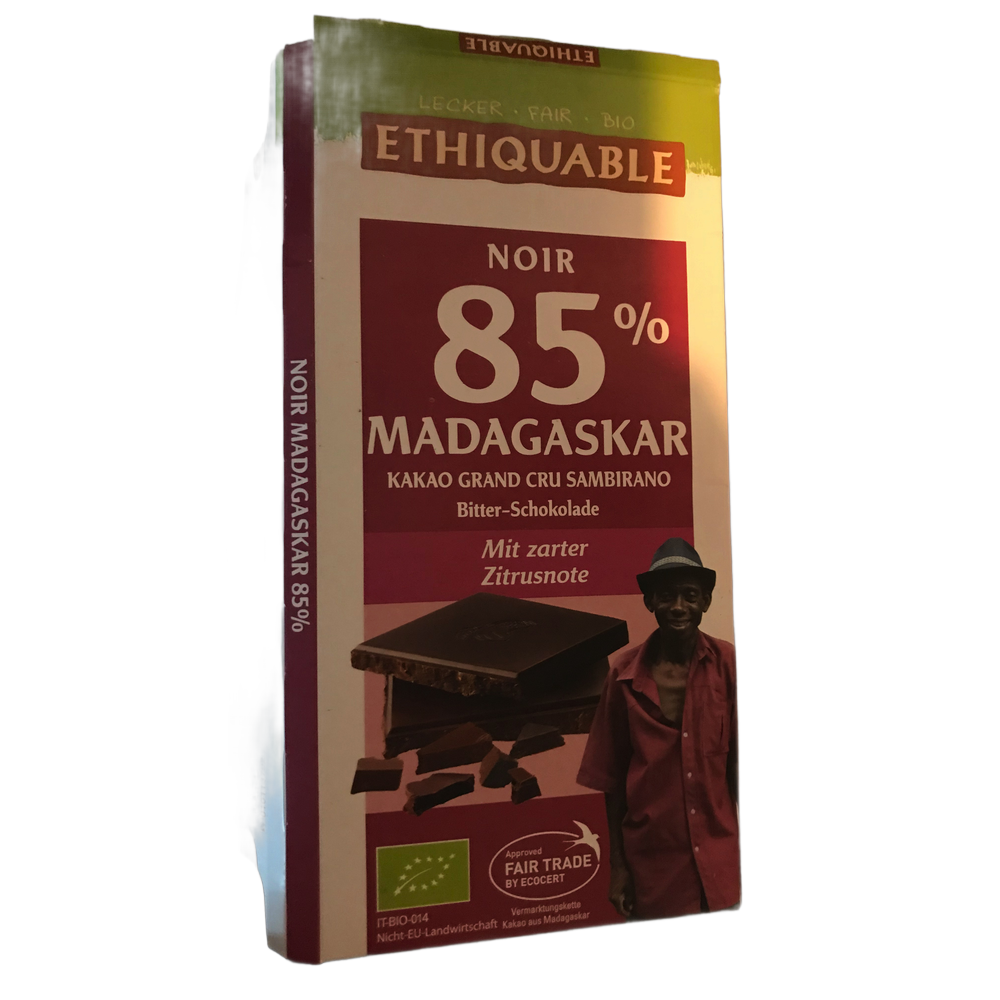 Ethiquable Madagascar 85 % Kakao Grand Cu Sambirano