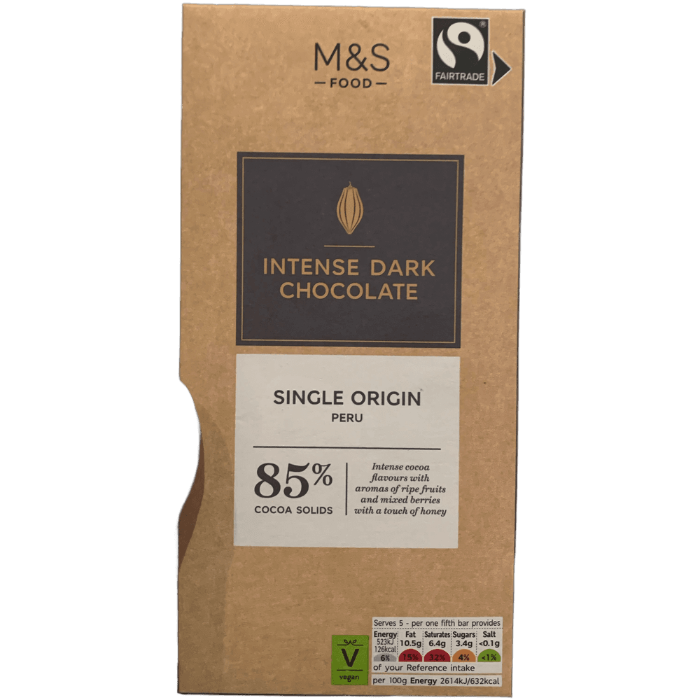 Mark & Spencer Single Origin Peru 85 %