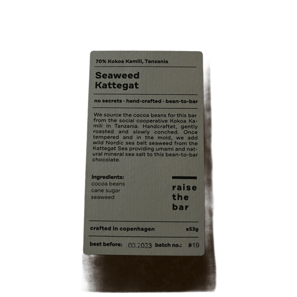 Mellow Tanzania 70 % Seaweed Kattegat