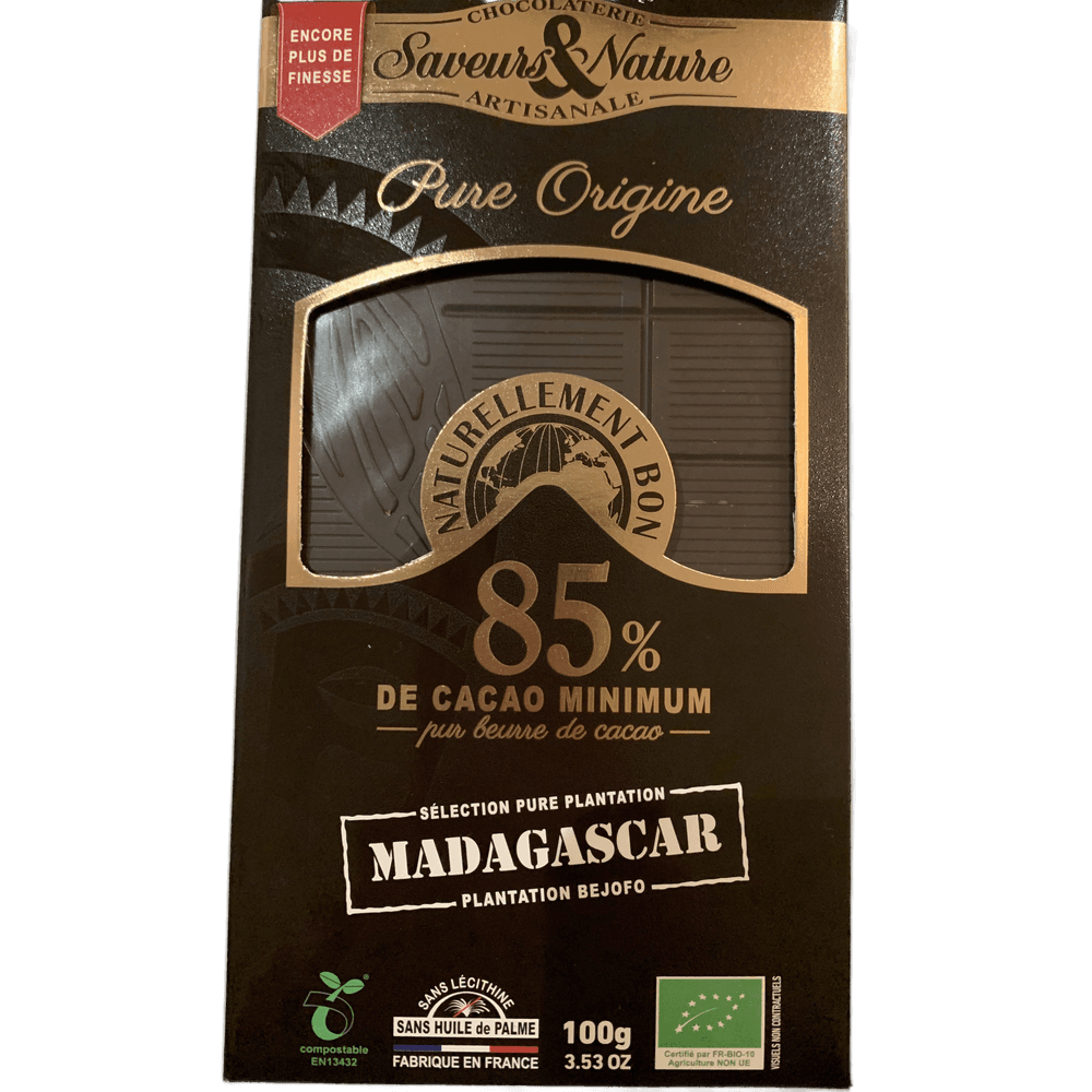 Cholaterie Saveur & Nature Madagascar 85 % Selection Pure Plantation Bejofo