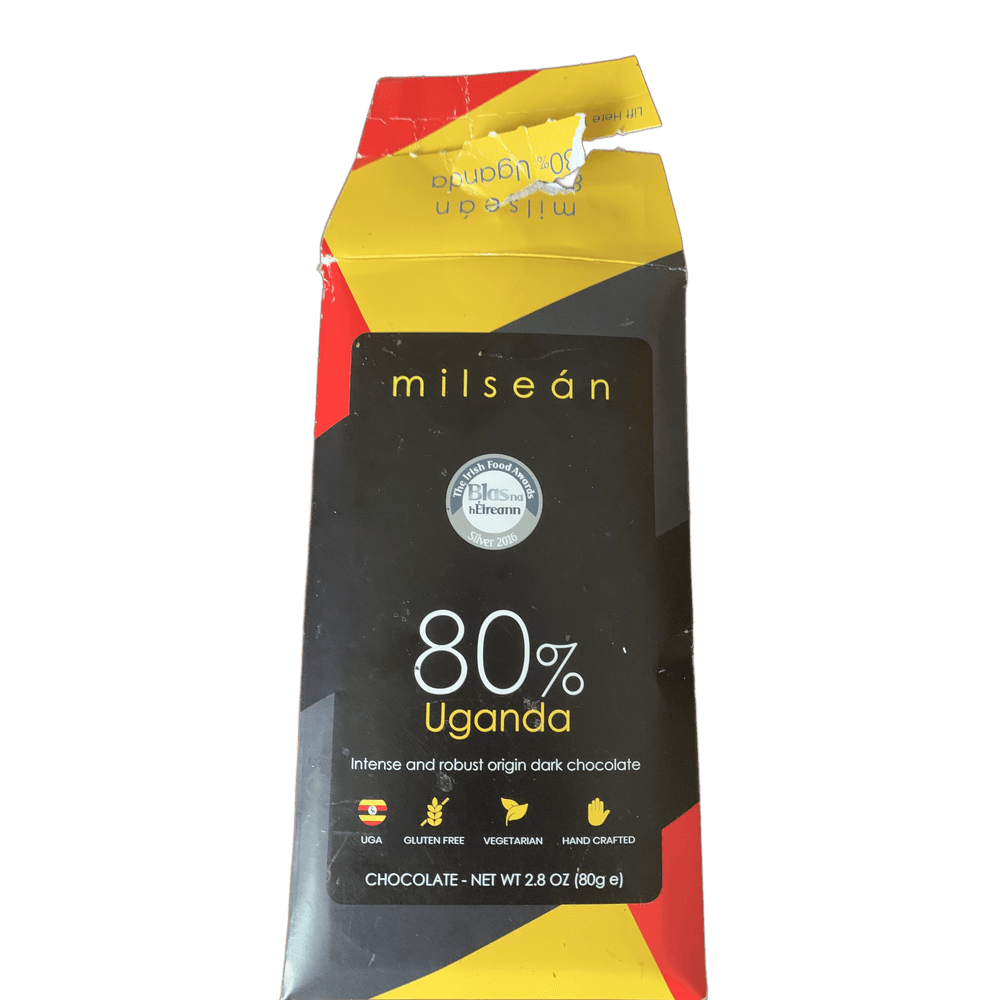 Milsean 80 % Intense and Robust Origin Dark Chocolate