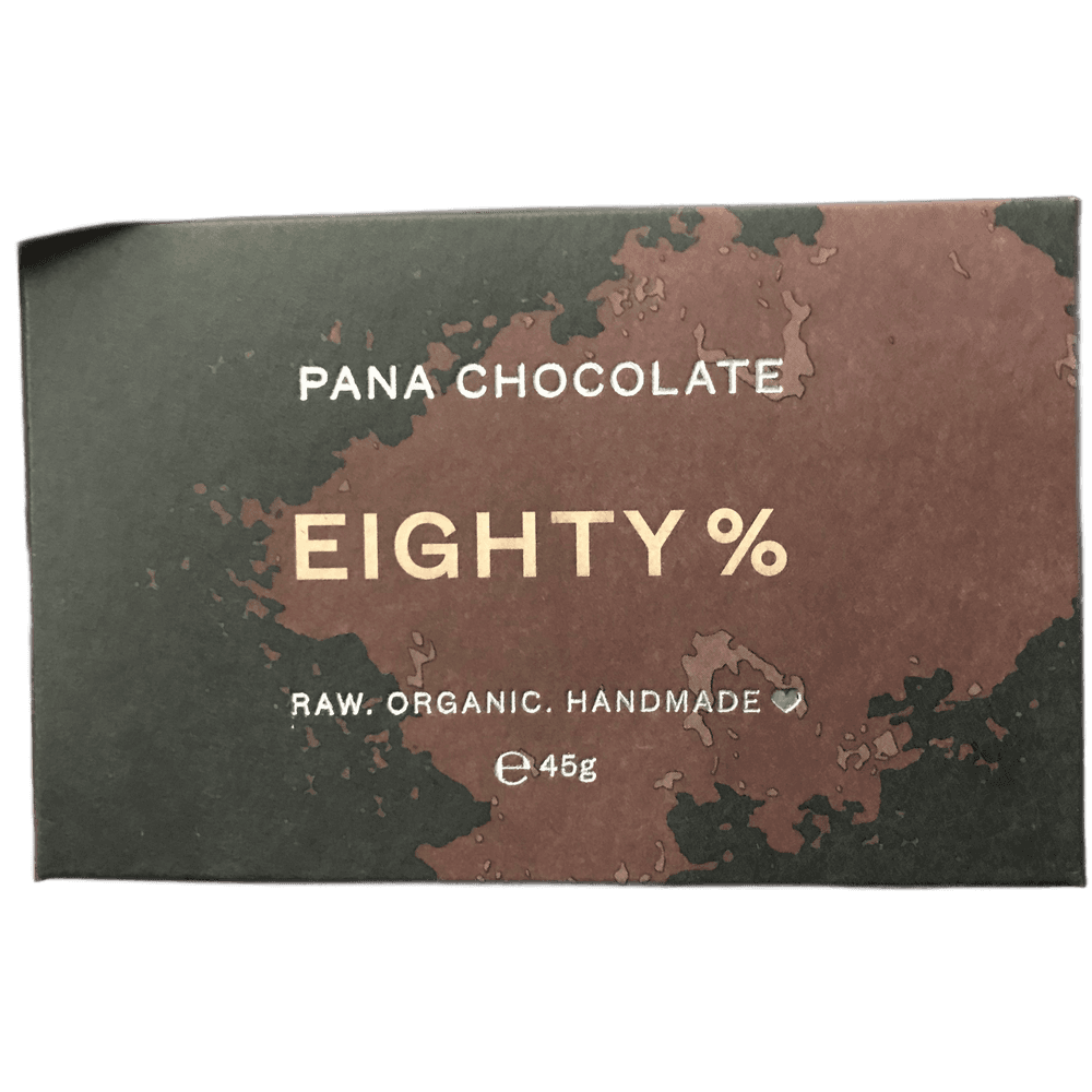 Pana Chocolate 80 % Raw Organic