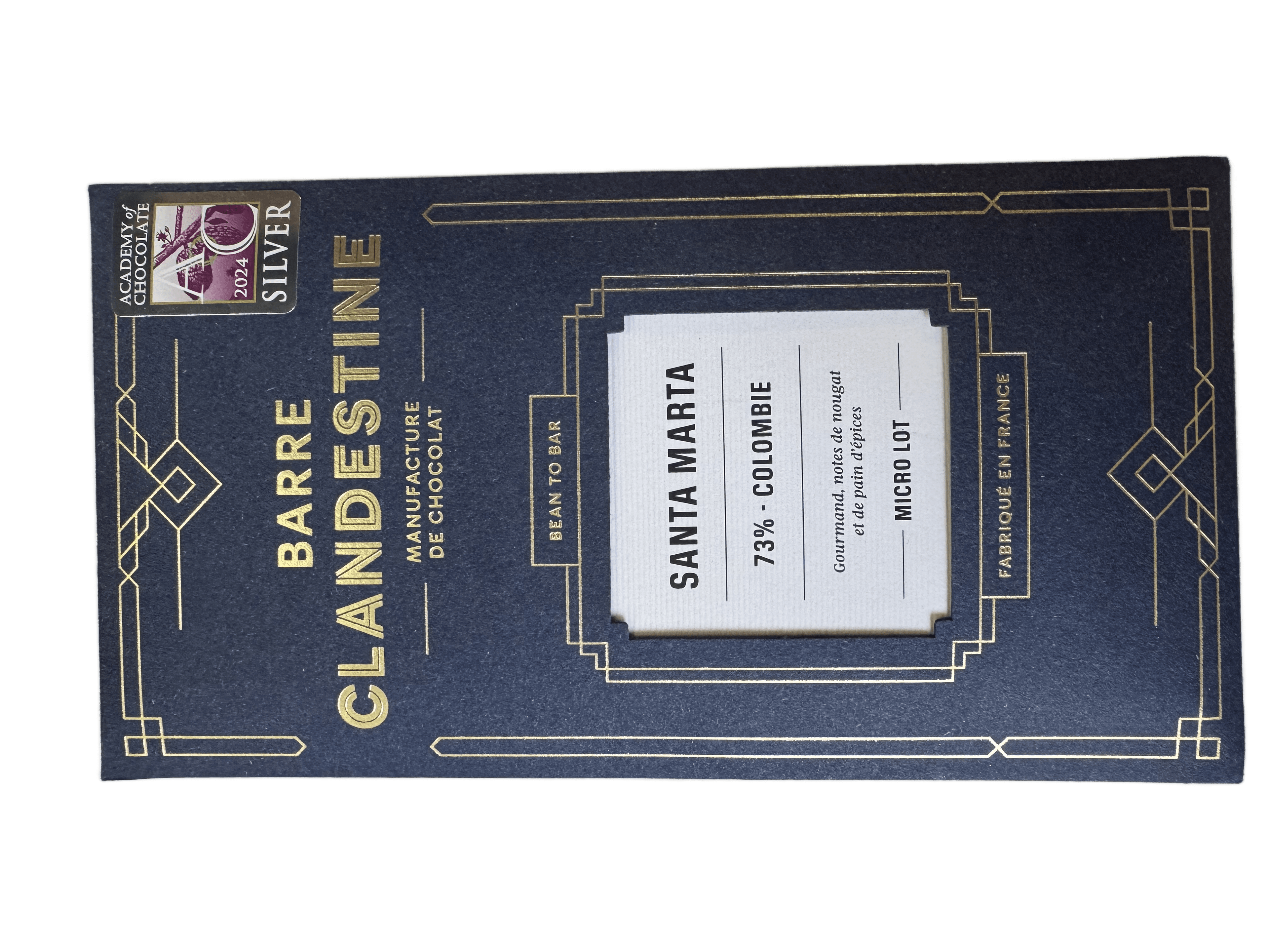Barre Clandestine Santa Marta 73% Columbie
